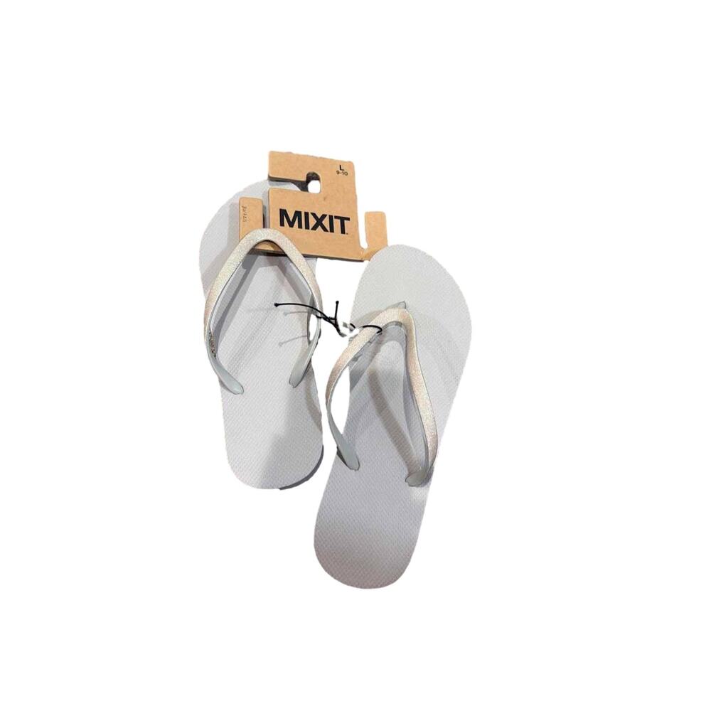 MIXIT Women's Sandals Thong Flip FlopBeach Summer Slip On US Size 9/10 Large